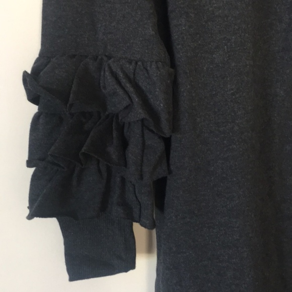 Tier Sleeve Sweatshirt dress NWT - Picture 2 of 4